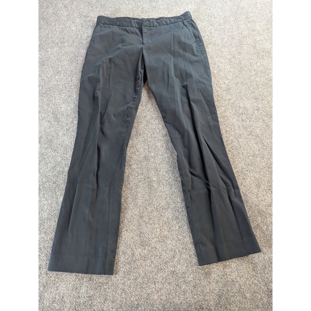 Polo Ralph Lauren Dress Pants Womens 30w 27L Black Cotton Blend Office Core